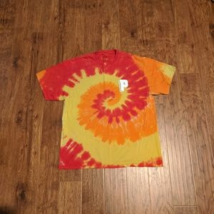 P-LO Tye-Dye Concert Tee (Red/yellow)